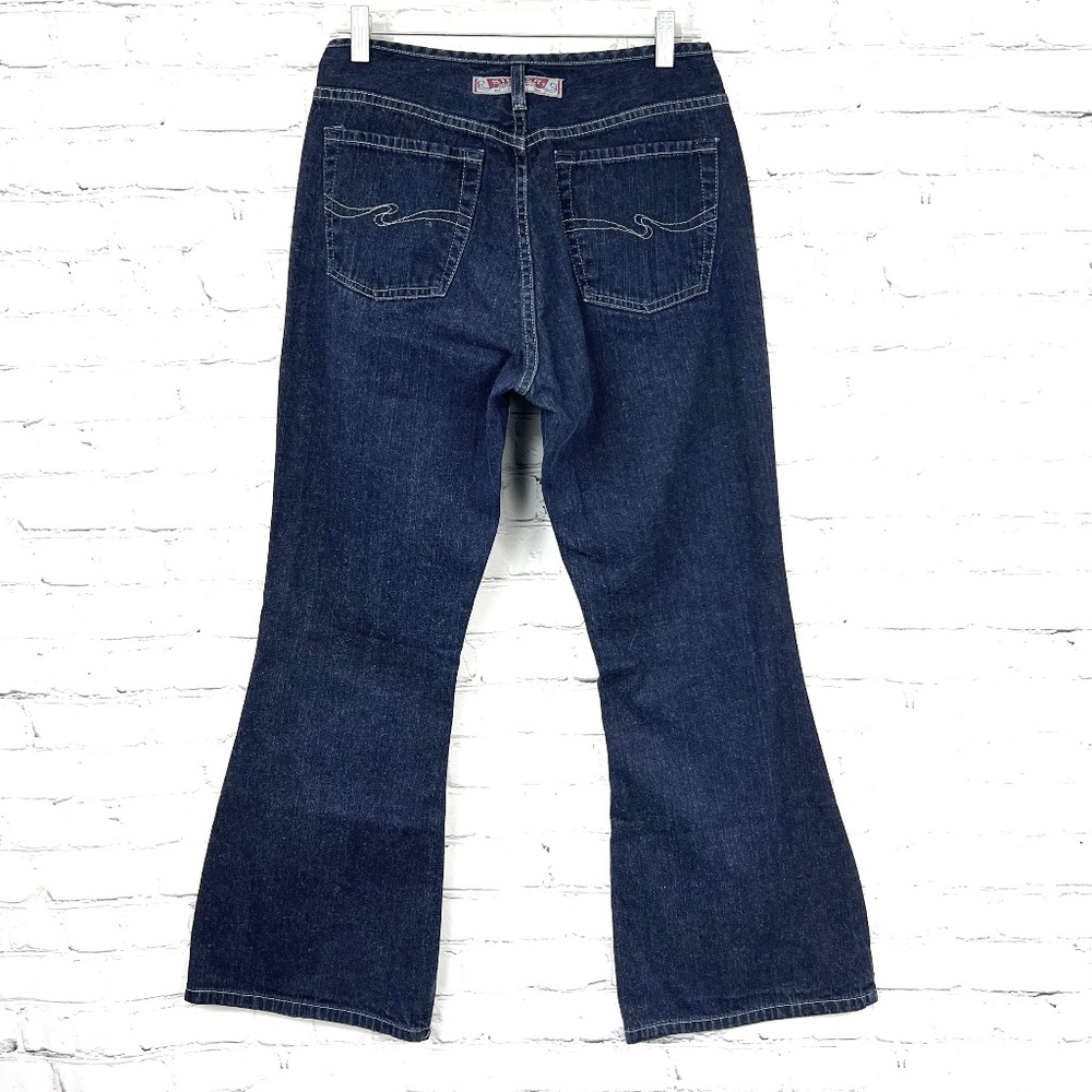 👖VINTAGE |•SILVER JEANS•| Dark Wash Flare Leg Jeans 30X28 Short